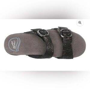 Dansko Two Strap Adjustable Shimmer Sandals EU 39 US Size 8